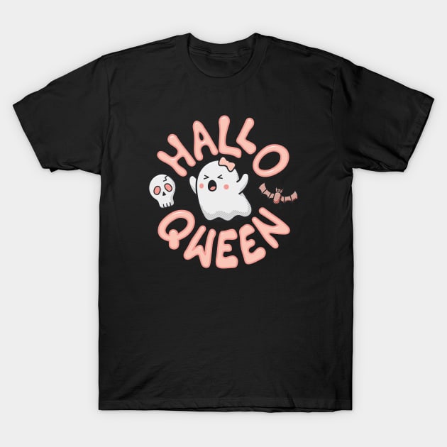 Hallo Qween T-Shirt by Chairboy